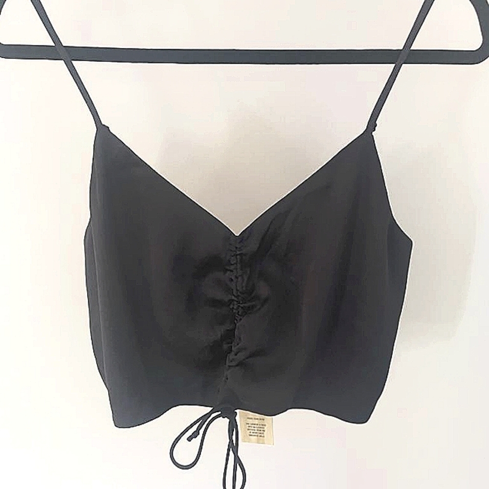 Wilfred Cropped Camisole - Black Sz Small - NEW
